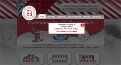 Desktop Screenshot of bornersbarbercollege.com